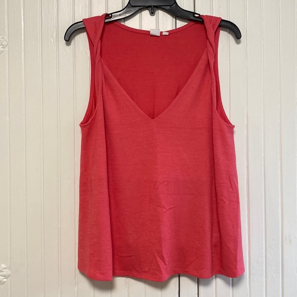 GAP V-Neck Slub Tank Blouse - Medium - Picture 1 of 4